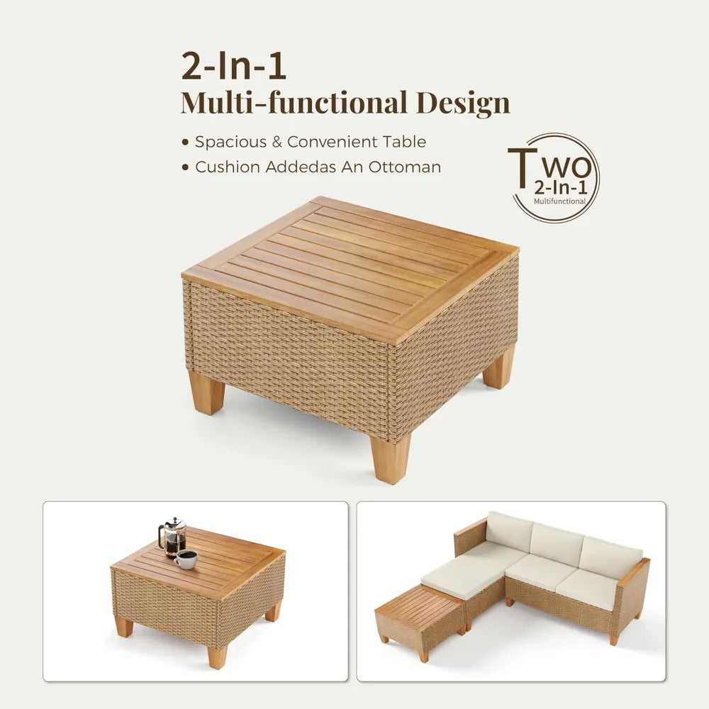 3-Piece Outdoor Patio Furniture Set