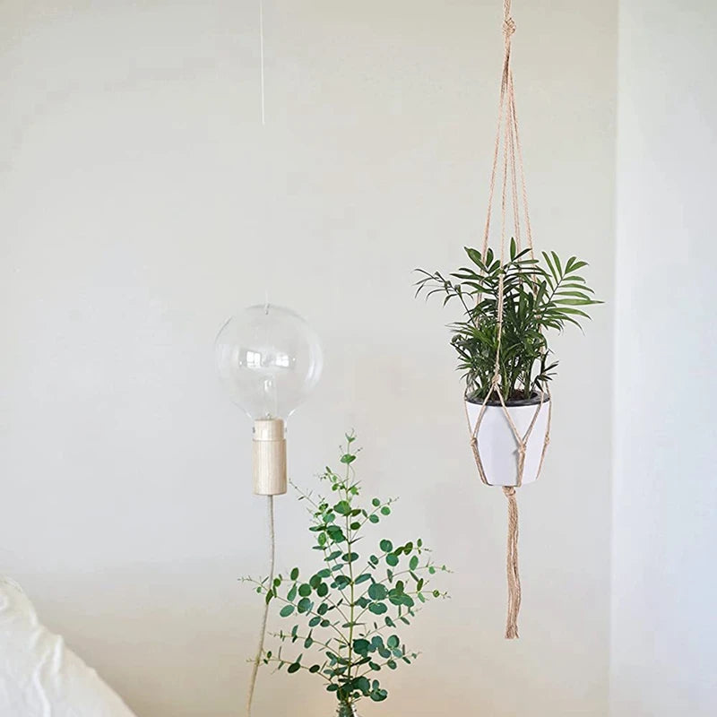 Handmade Macrame Plant Hanger – Hanging Flower Pot Planter