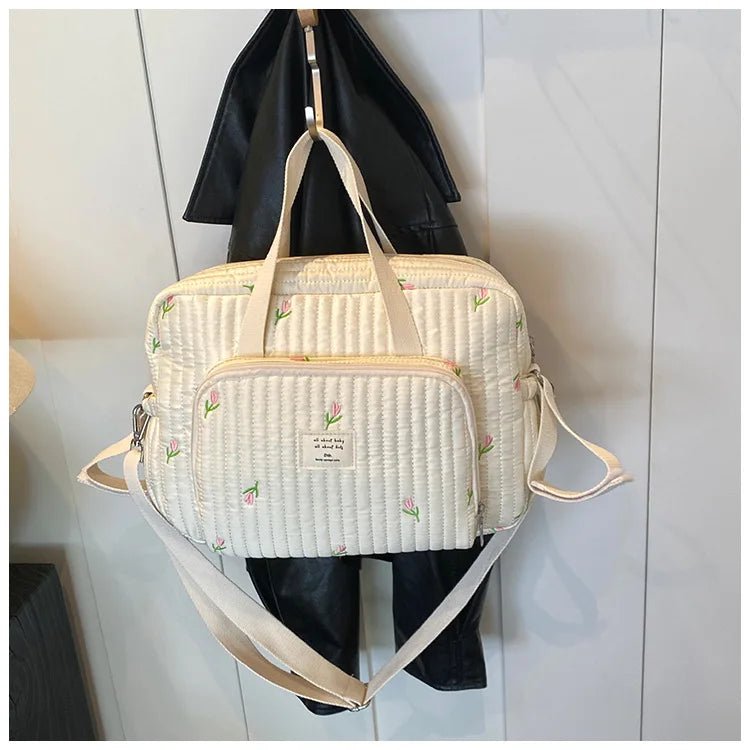 Large Mommy Diaper Bag – Shoulder & Crossbody Travel Organizer