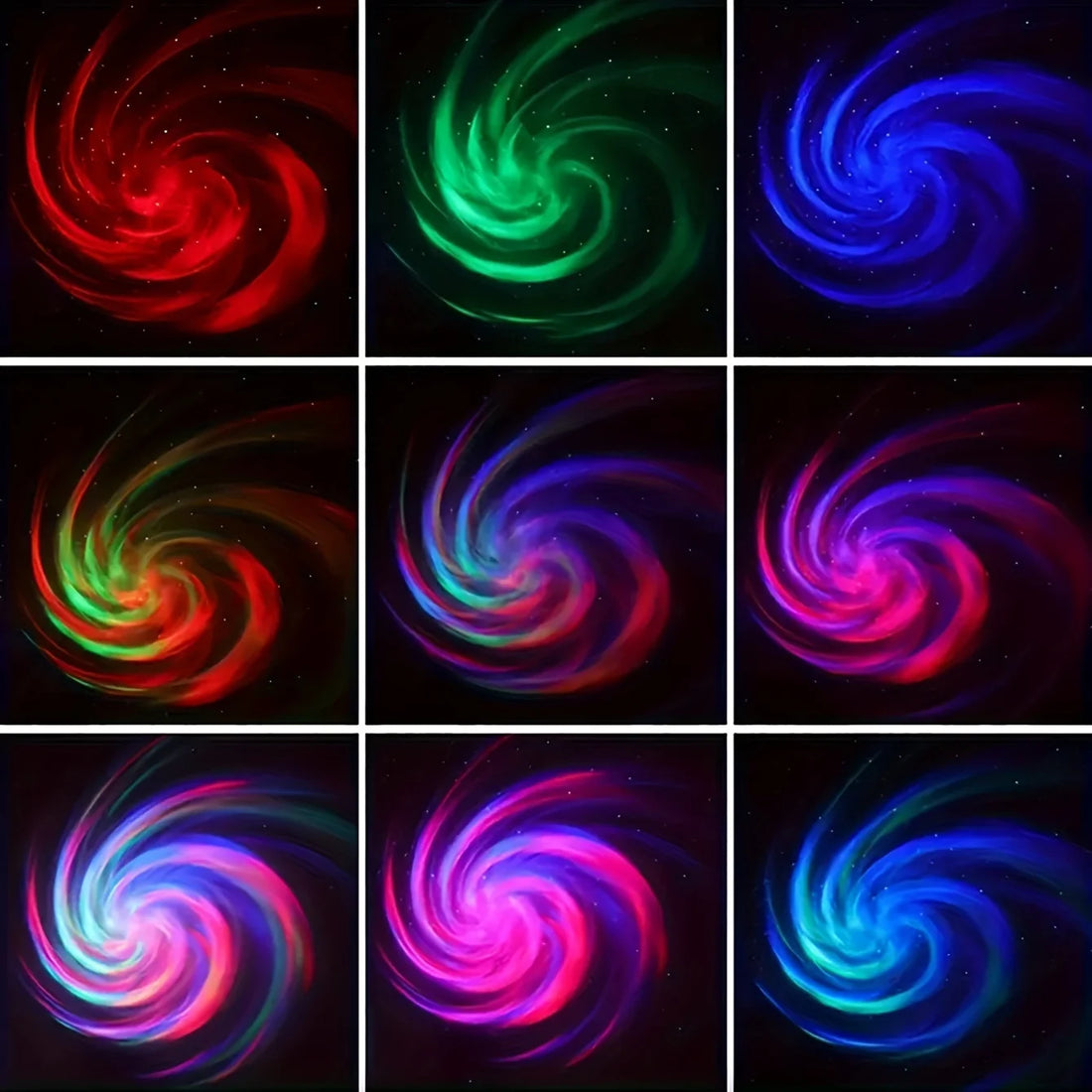 Starry Sky Galaxy Projector Lamp – LED Night Light with Remote
