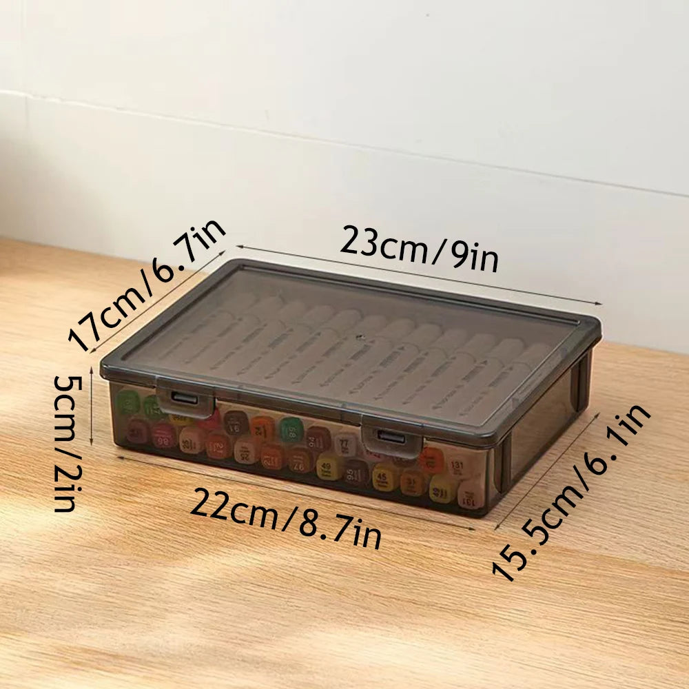 Clear Plastic Document Organizer Storage Box