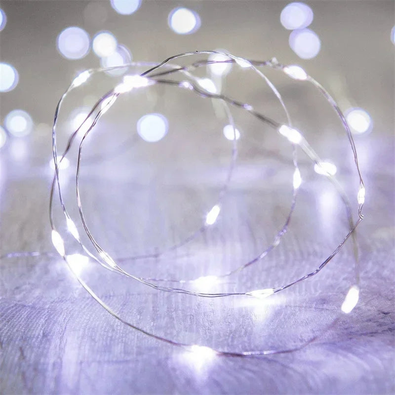 20m USB LED String Lights – Warm White Fairy Lights for Decor