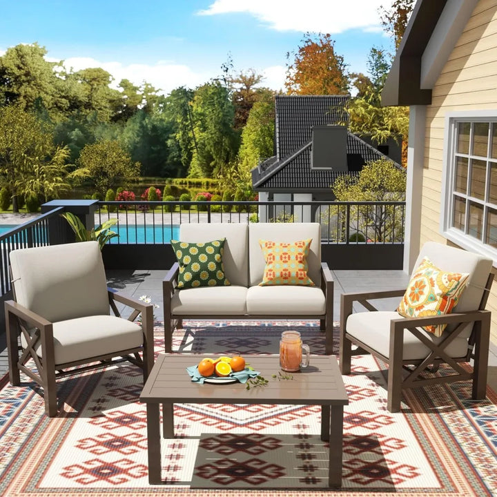 4-Piece Outdoor Patio Furniture Set