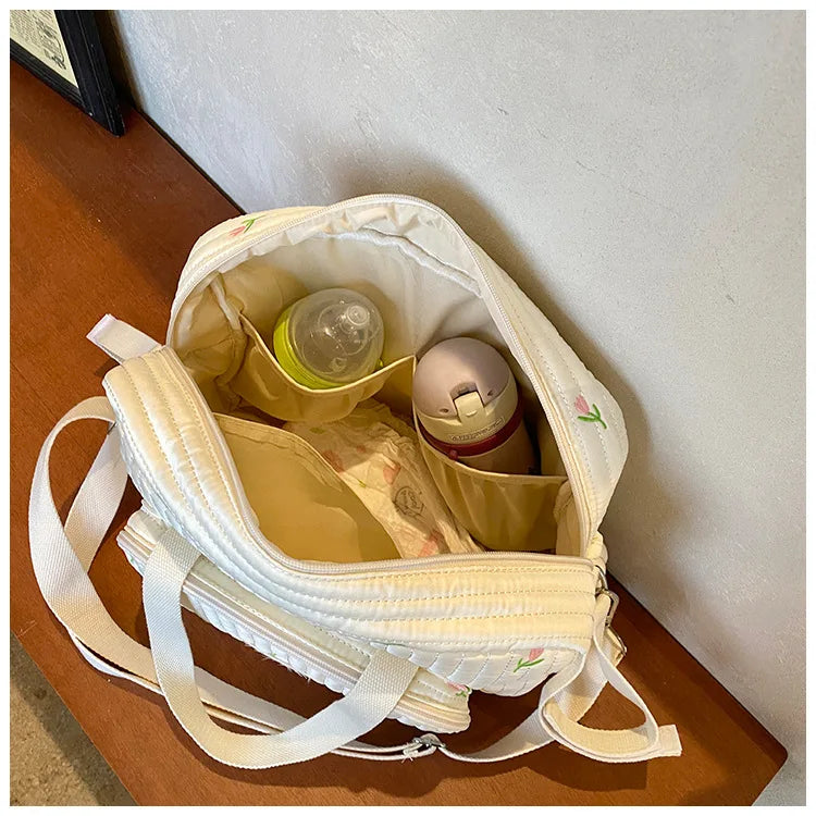Large Mommy Diaper Bag – Shoulder & Crossbody Travel Organizer