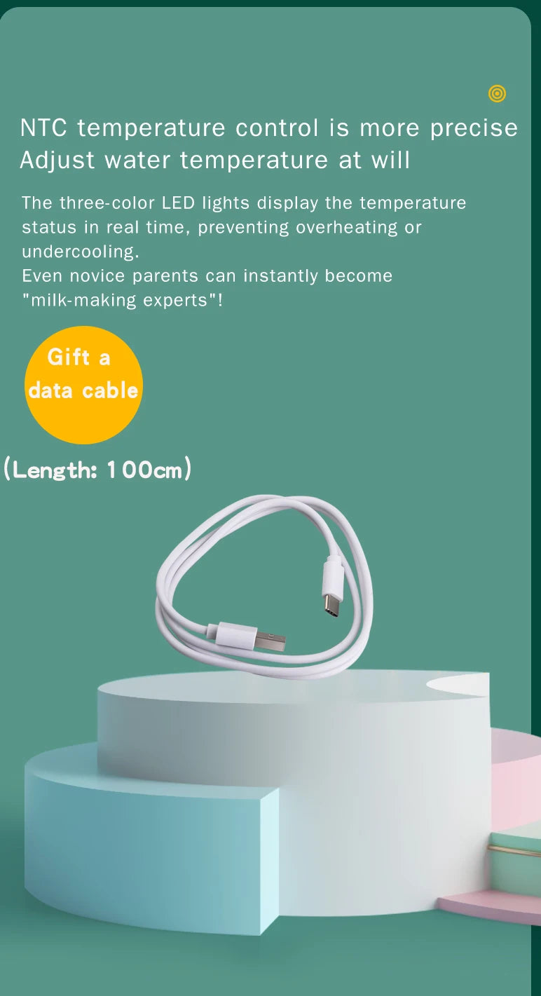 Portable USB Baby Bottle Warmer for Travel & Car Use