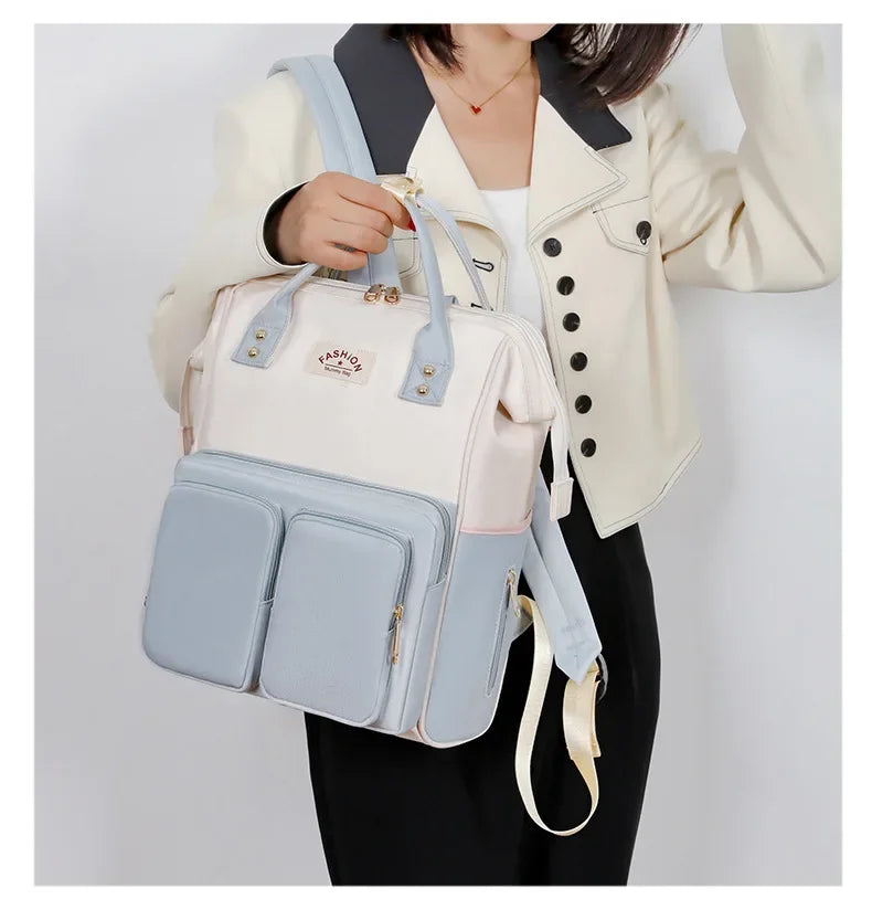 Waterproof Mommy Diaper Backpack – Large Capacity Travel Bag