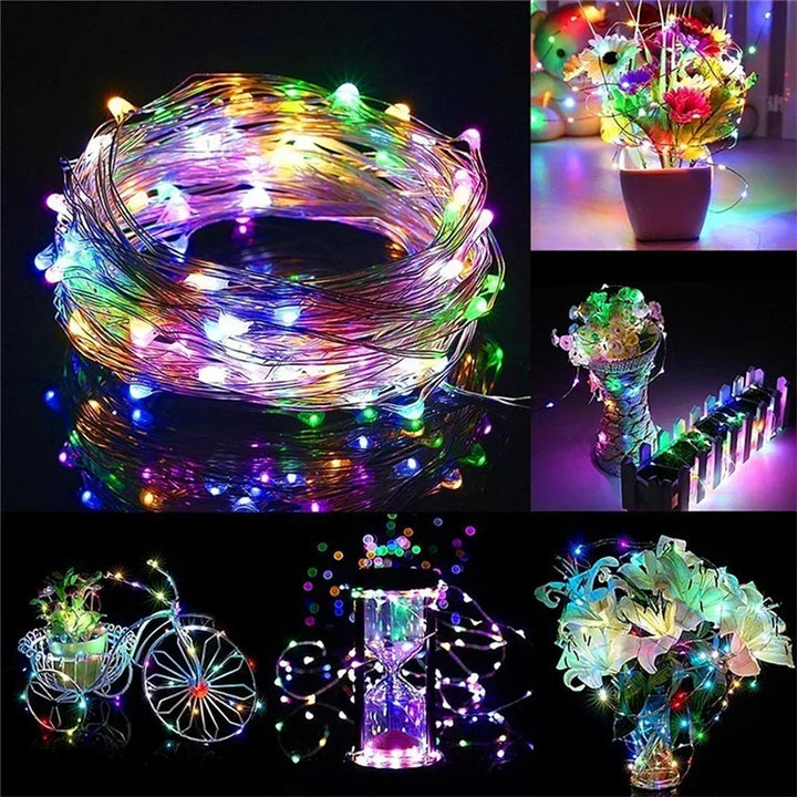 20m USB LED String Lights – Warm White Fairy Lights for Decor