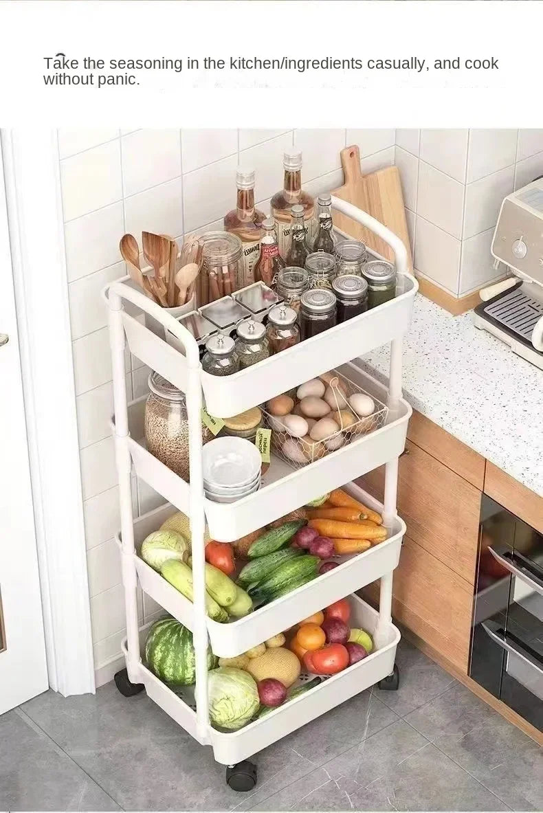 Multi-Level Mobile Storage Rack