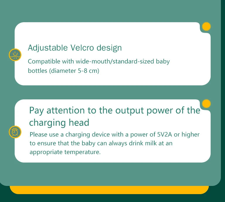 Portable USB Baby Bottle Warmer for Travel & Car Use