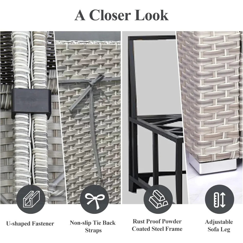6-Piece Outdoor Patio Furniture Set