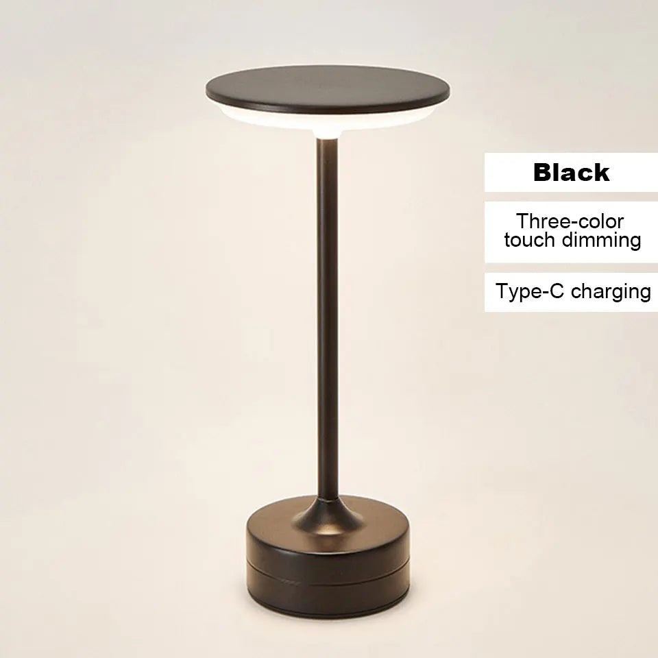 LED Touch Sensor Table Lamp – USB Rechargeable Night Light