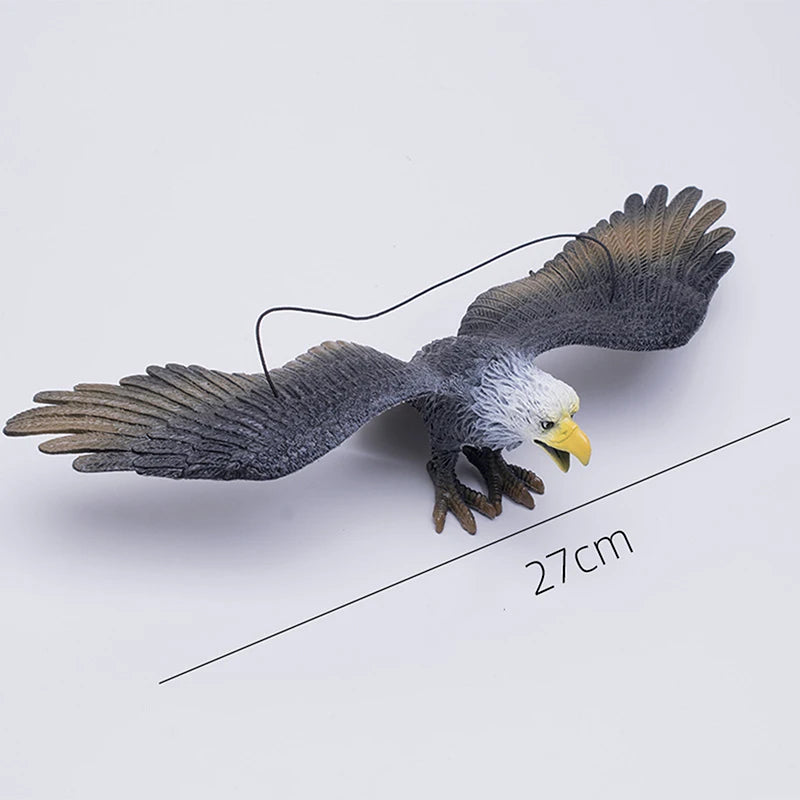 Outdoor Eagle Figurine – Hanging Bird Deterrent Decoy