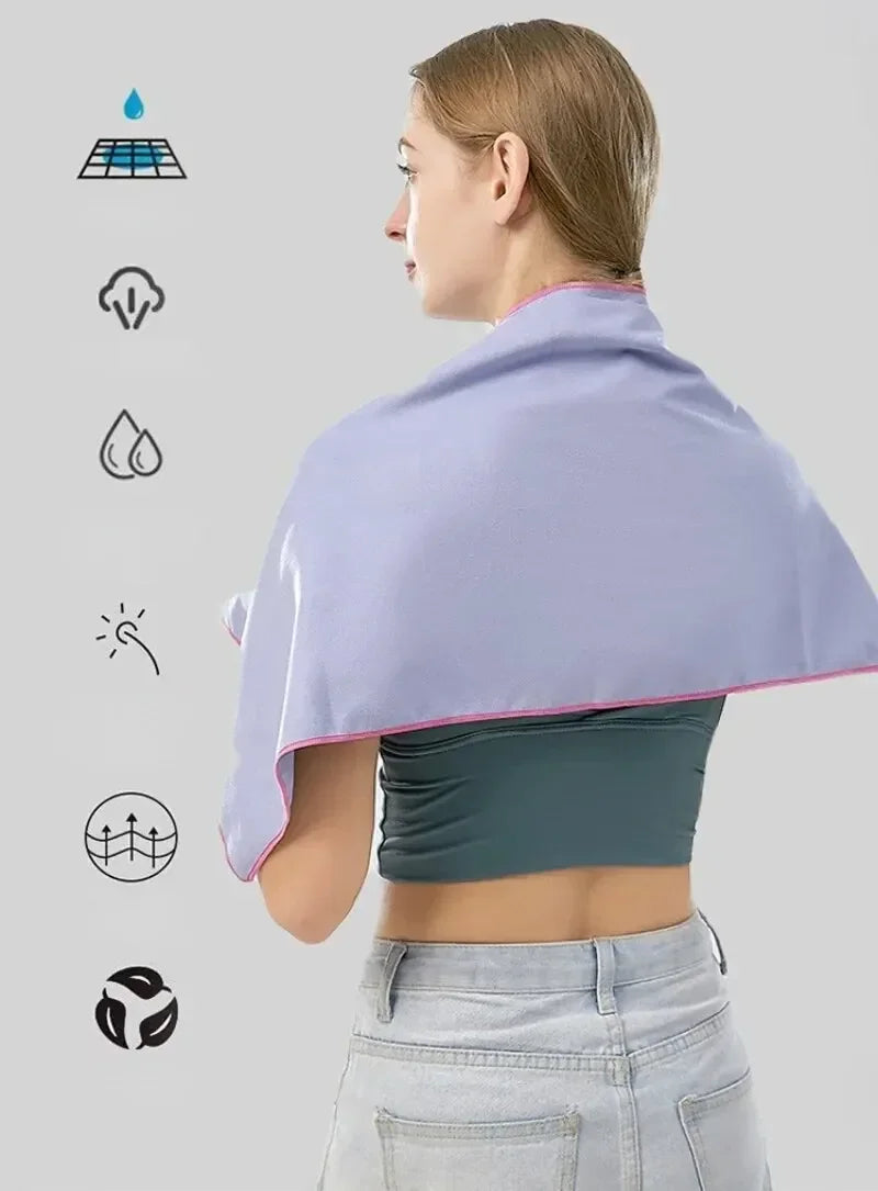 Quick-Dry Sports Towel 40x80cm – Gym, Swimming, Camping, Fitness