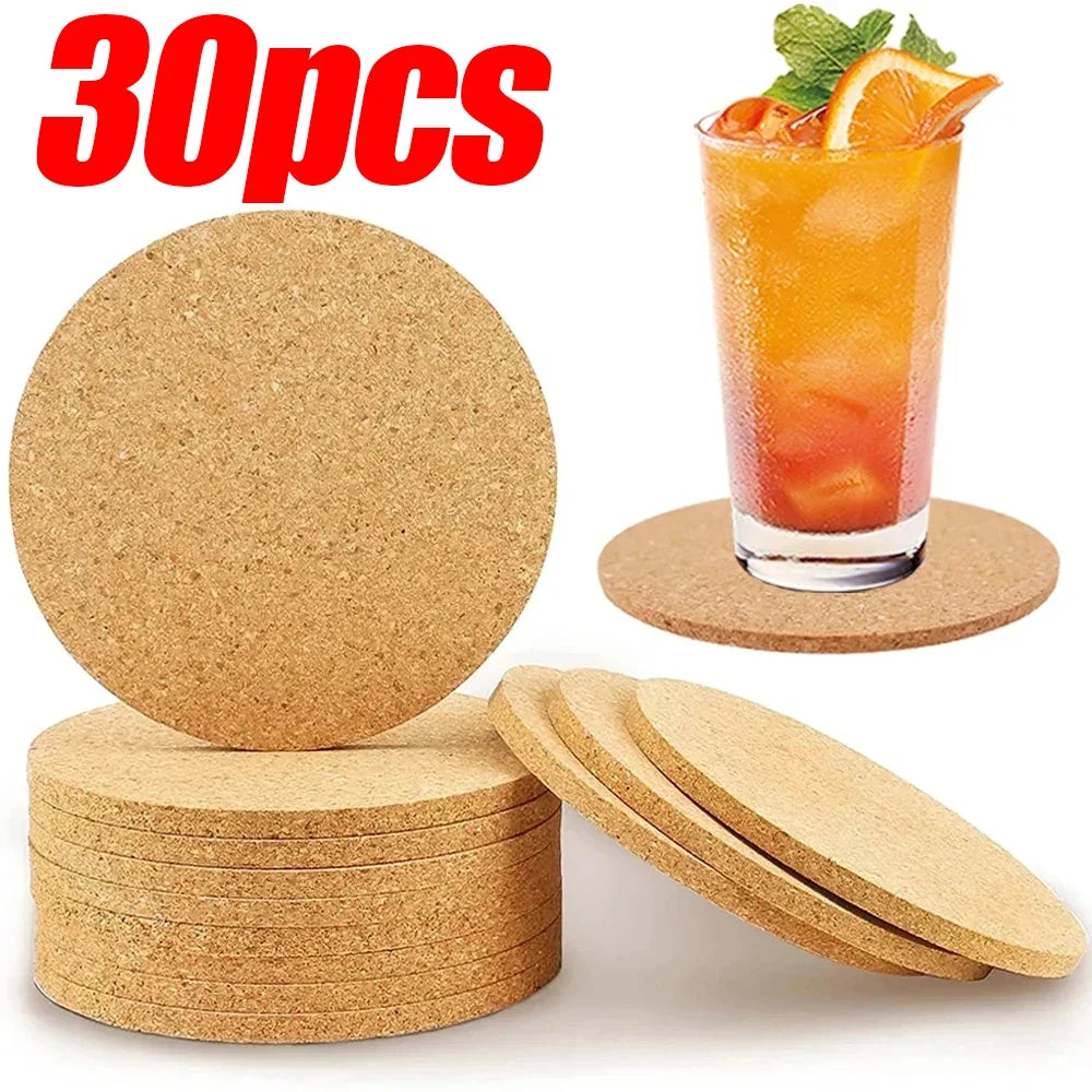 Natural Cork Coasters