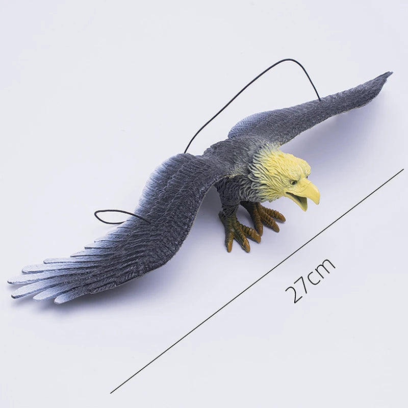 Outdoor Eagle Figurine – Hanging Bird Deterrent Decoy
