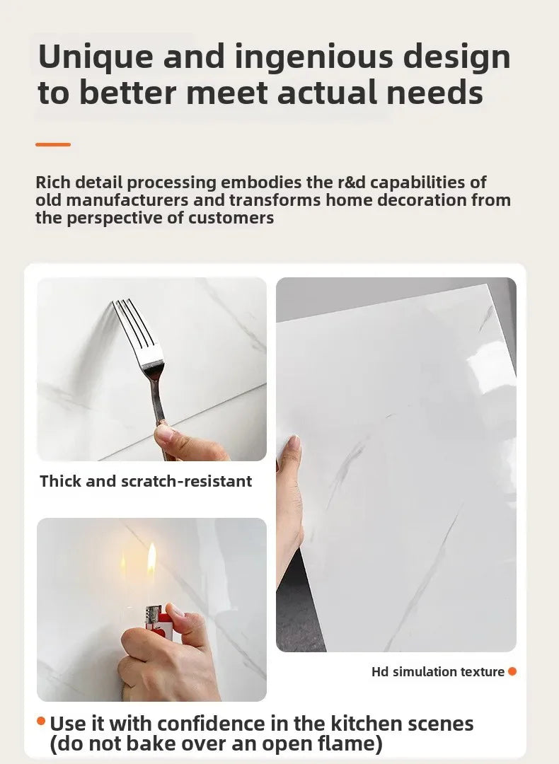 PVC Marble Wall & Floor Stickers
