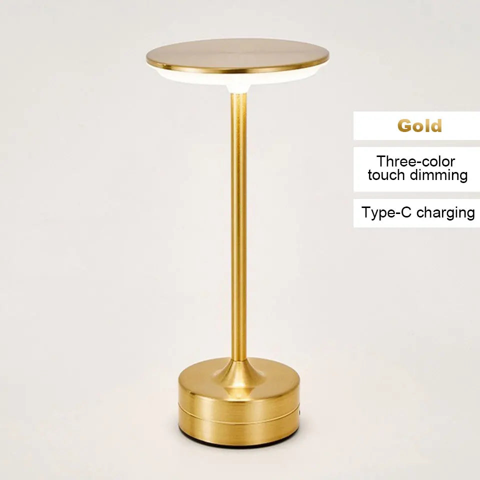 LED Touch Sensor Table Lamp – USB Rechargeable Night Light