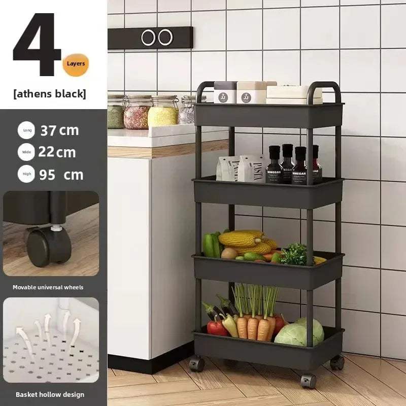 Multi-Level Mobile Storage Rack