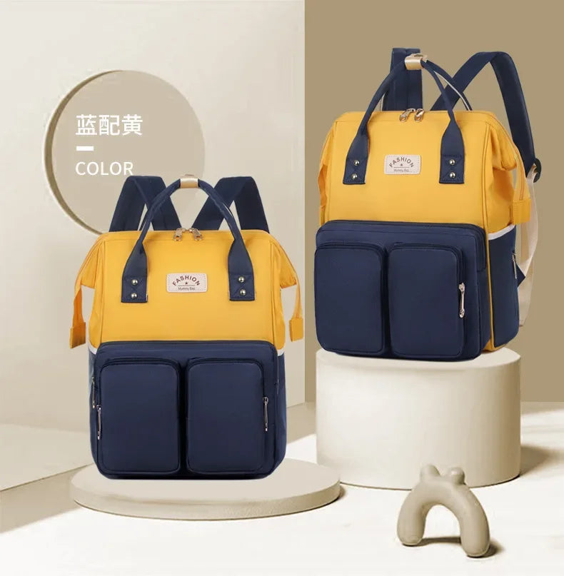 Waterproof Mommy Diaper Backpack – Large Capacity Travel Bag