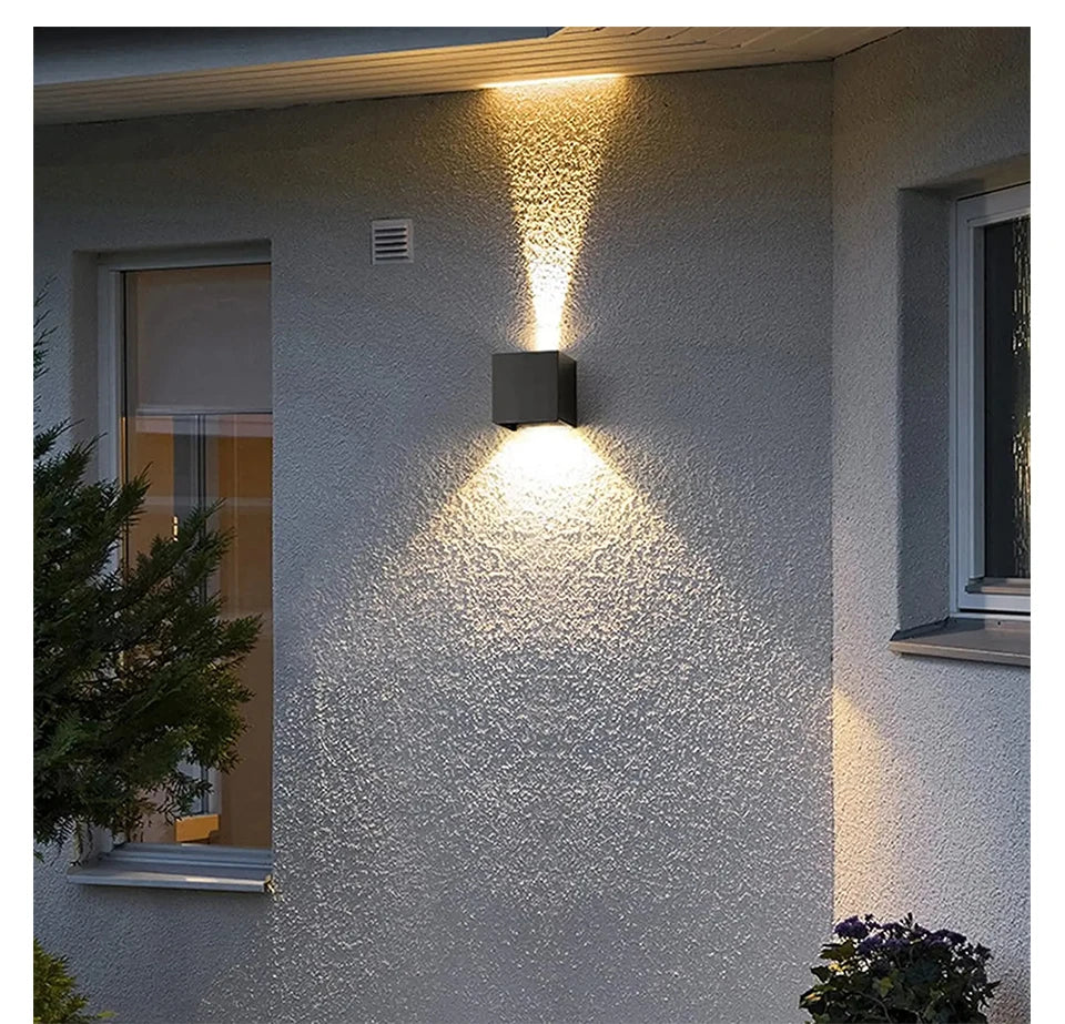 LED Modern Wall Lamp – 6W Adjustable Cube Light for Indoor & Outdoor