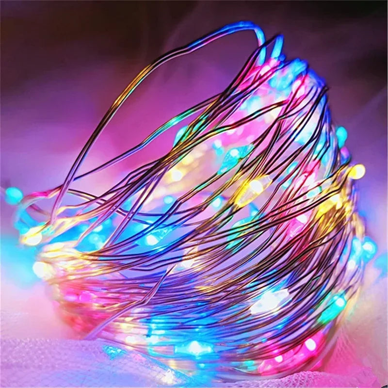 20m USB LED String Lights – Warm White Fairy Lights for Decor