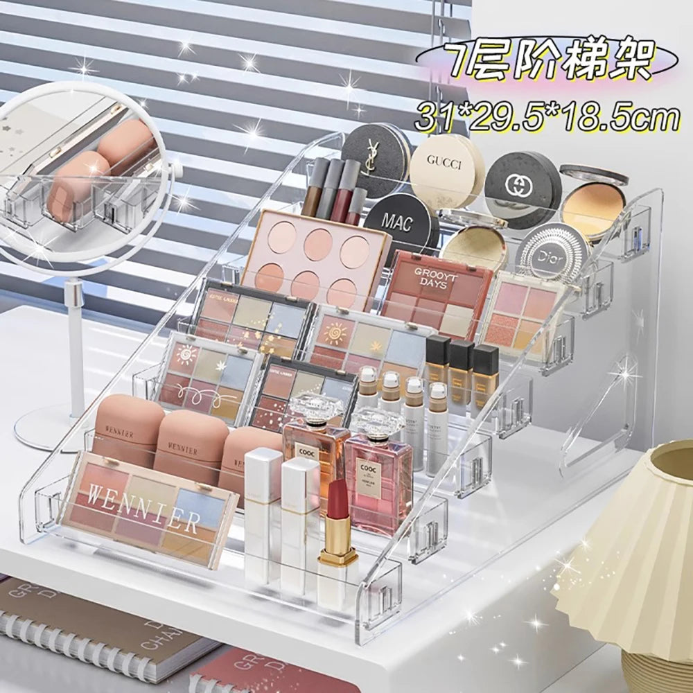 Transparent Makeup Organizer Storage Box