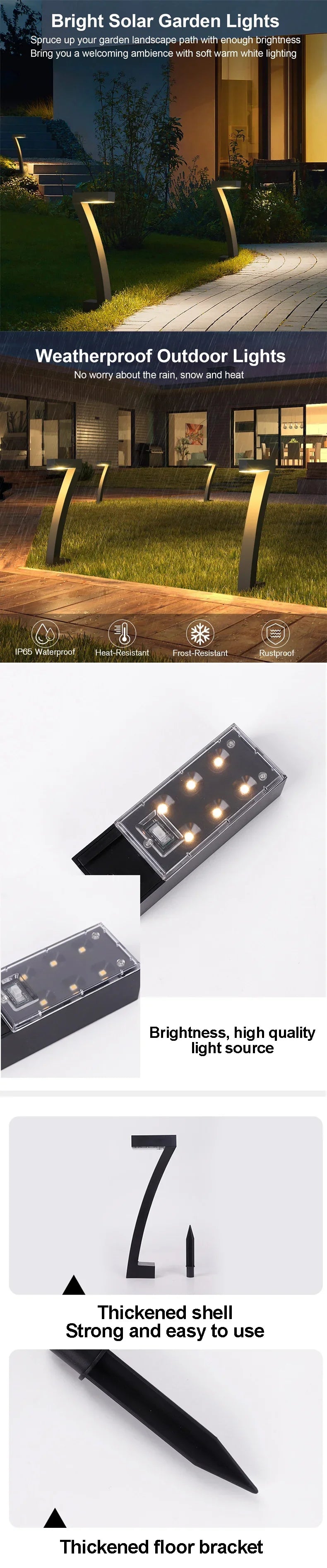 Solar LED Garden Lights