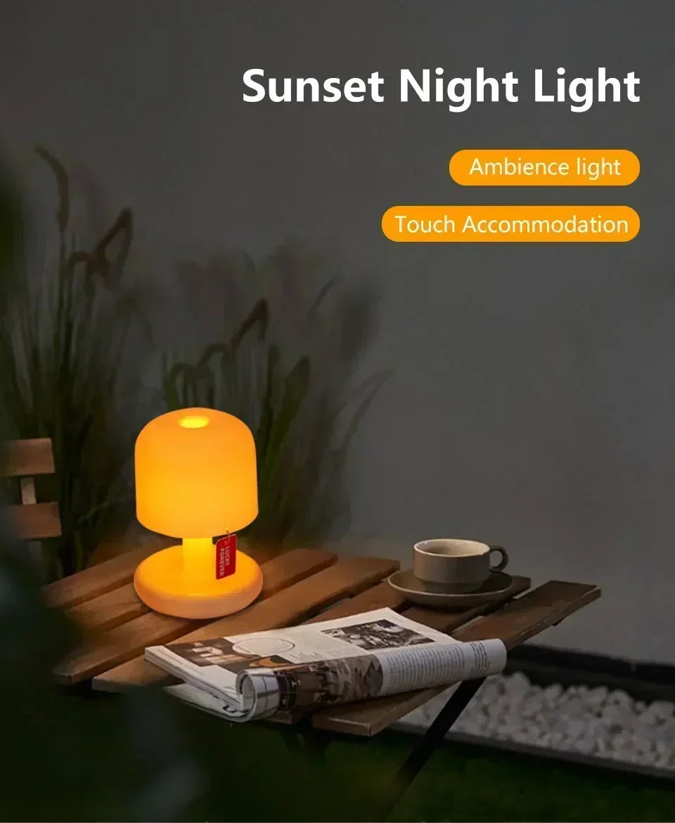 Mini Mushroom LED Night Lamp