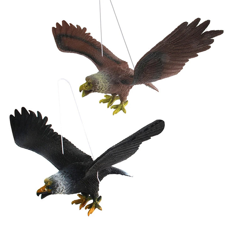 Outdoor Eagle Figurine – Hanging Bird Deterrent Decoy