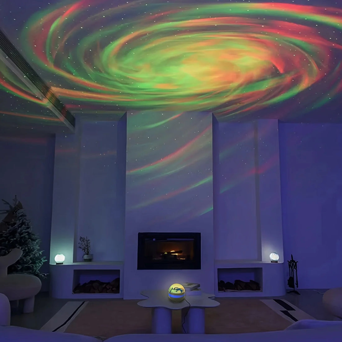 Starry Sky Galaxy Projector Lamp – LED Night Light with Remote