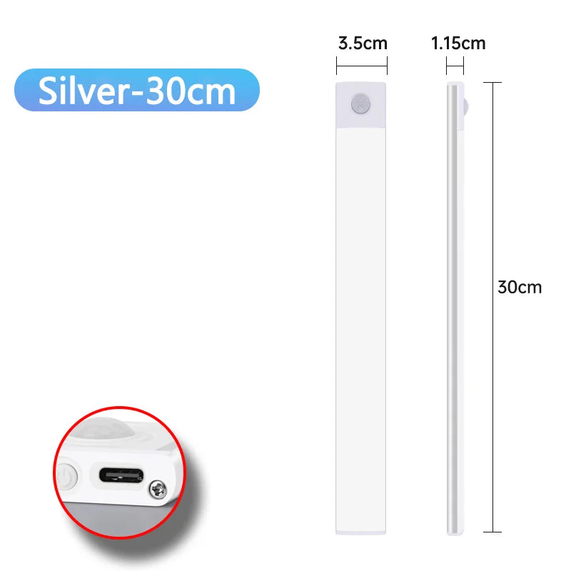 USB Rechargeable Motion Sensor LED Night Light