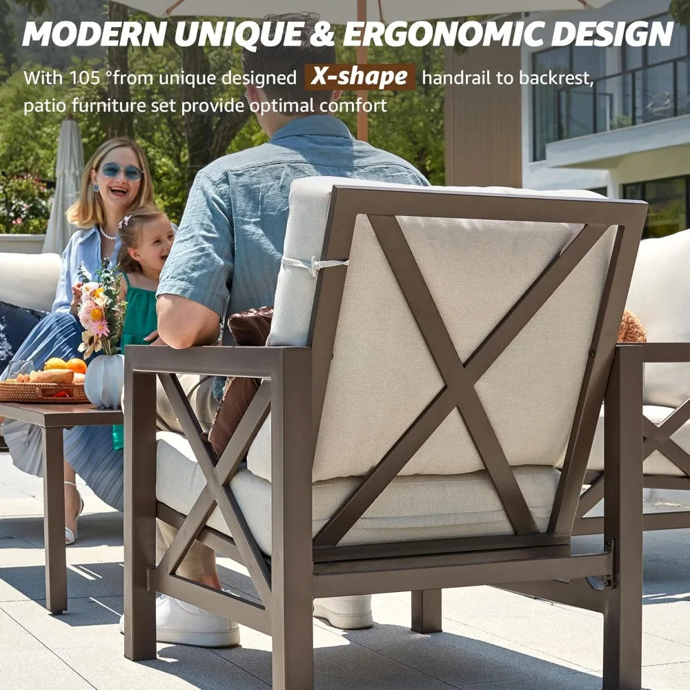 4-Piece Outdoor Patio Furniture Set