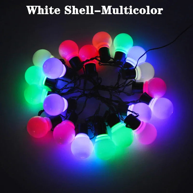 G50 LED Bulb String Lights – Solar Ambient Fairy Lights