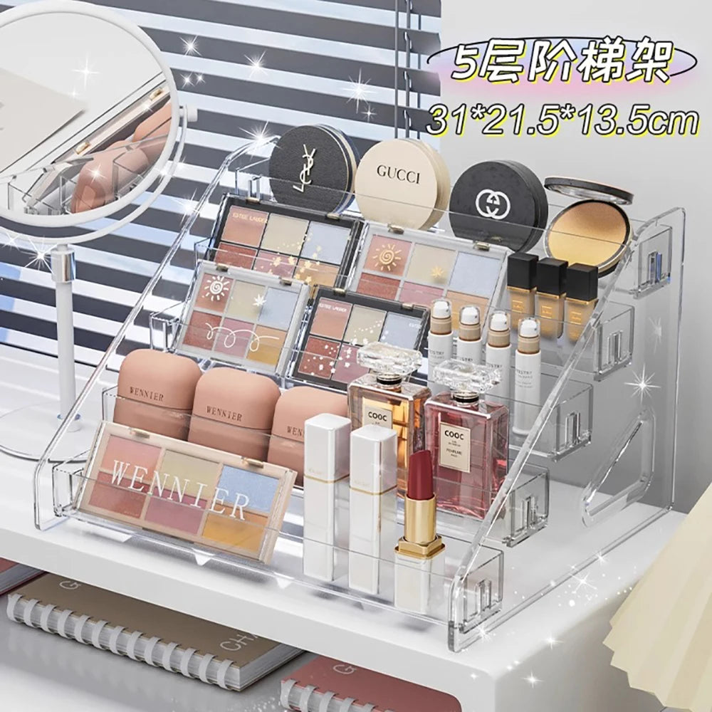 Transparent Makeup Organizer Storage Box