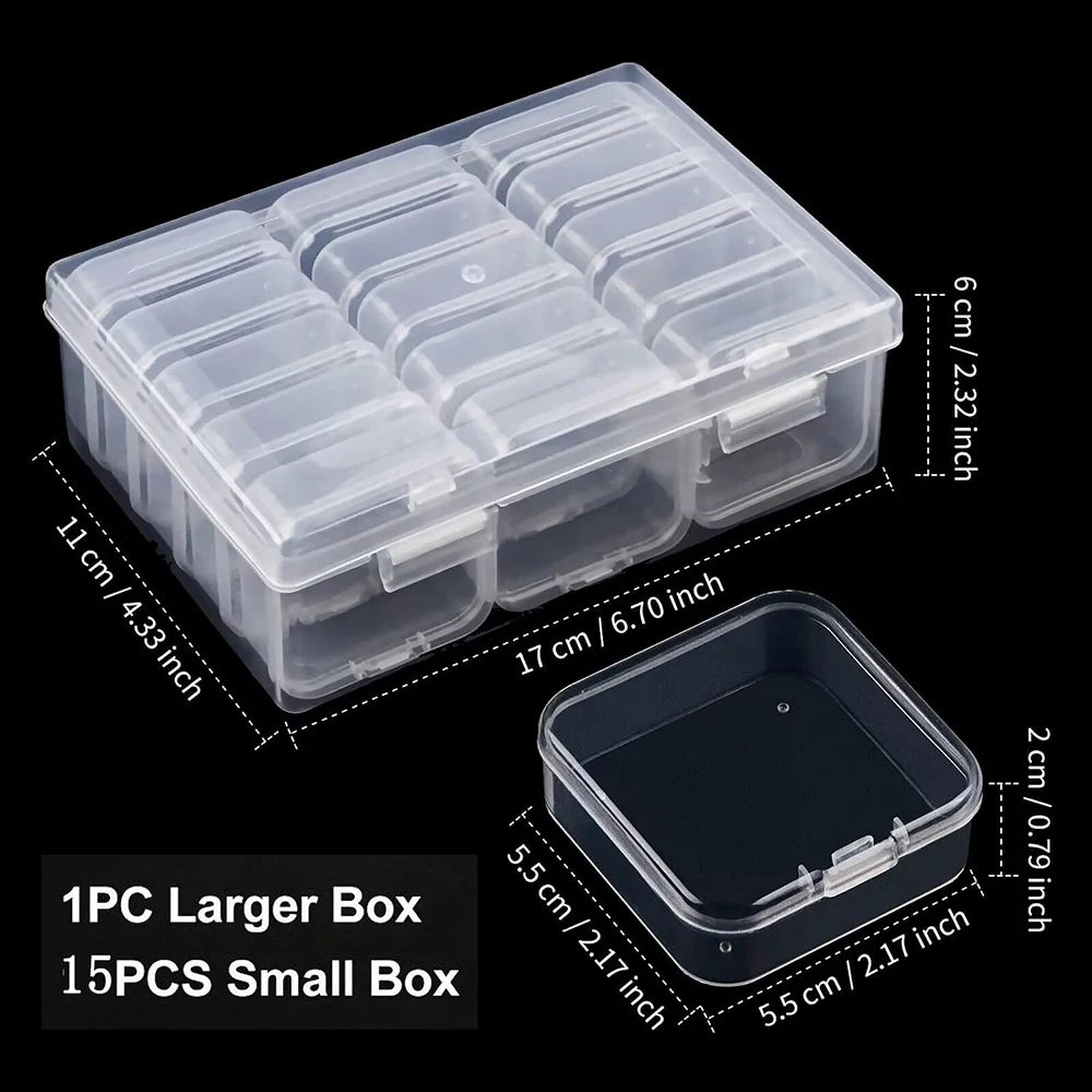 Clear Plastic Document Organizer Storage Box