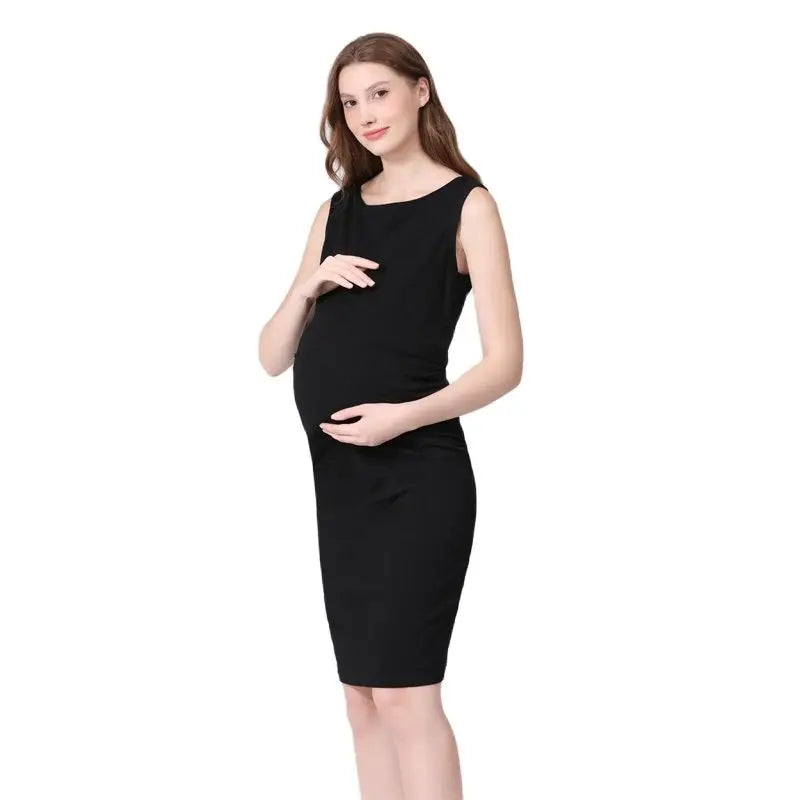 Sleeveless Summer Maternity Dress