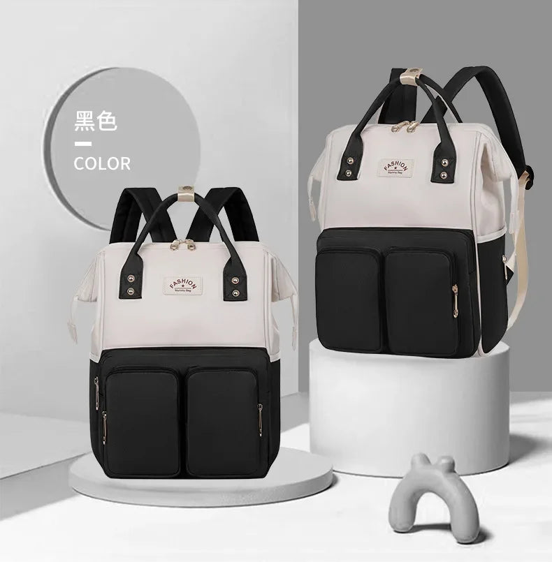 Waterproof Mommy Diaper Backpack – Large Capacity Travel Bag