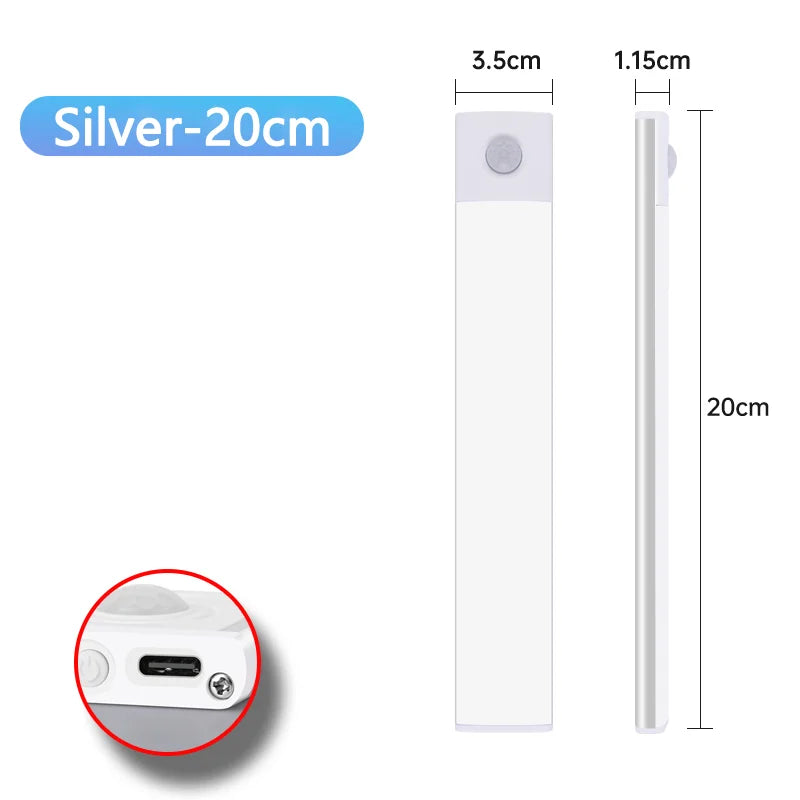 USB Rechargeable Motion Sensor LED Night Light