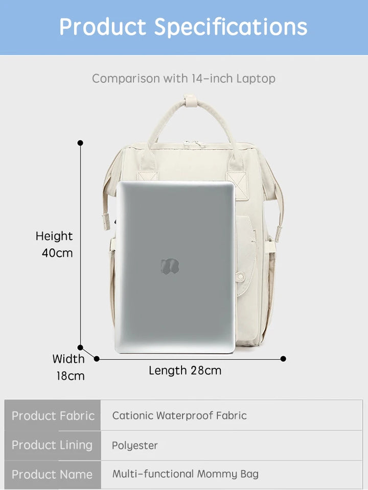 PANGDUBE Baby Nappy Backpack