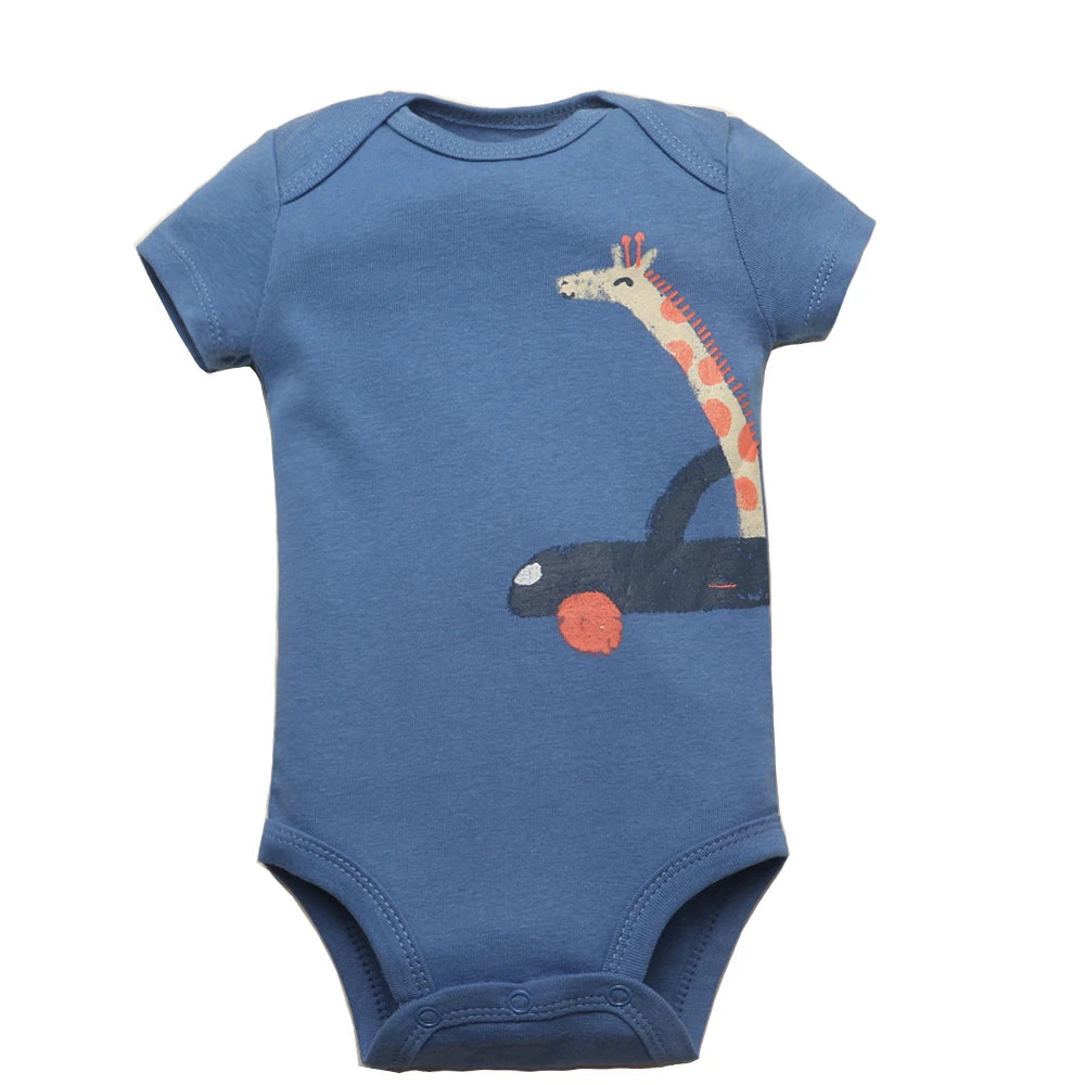 5PCS Baby Cotton Bodysuits