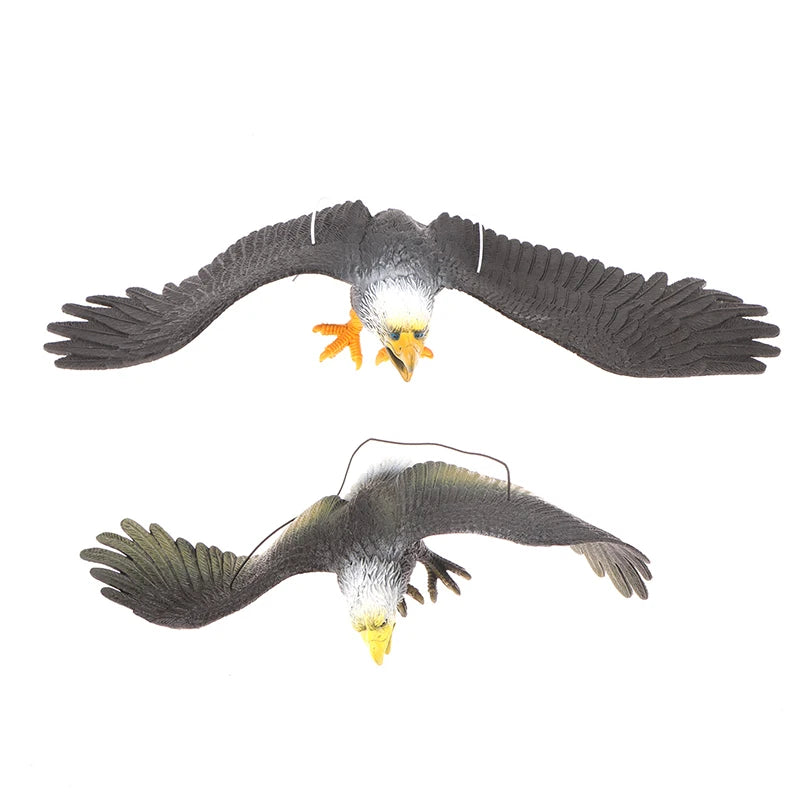 Outdoor Eagle Figurine – Hanging Bird Deterrent Decoy