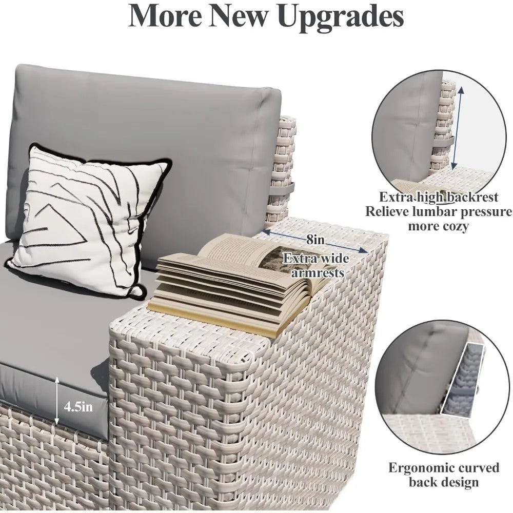 6-Piece Outdoor Patio Furniture Set