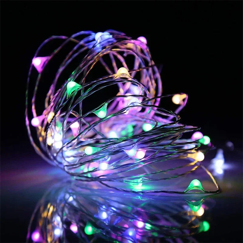 20m USB LED String Lights – Warm White Fairy Lights for Decor