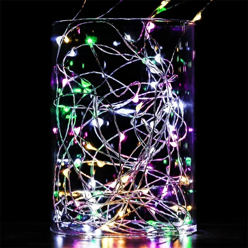 20m USB LED String Lights – Warm White Fairy Lights for Decor