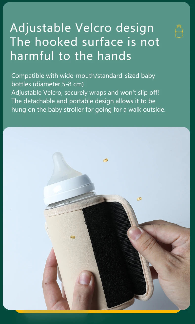 Portable USB Baby Bottle Warmer for Travel & Car Use