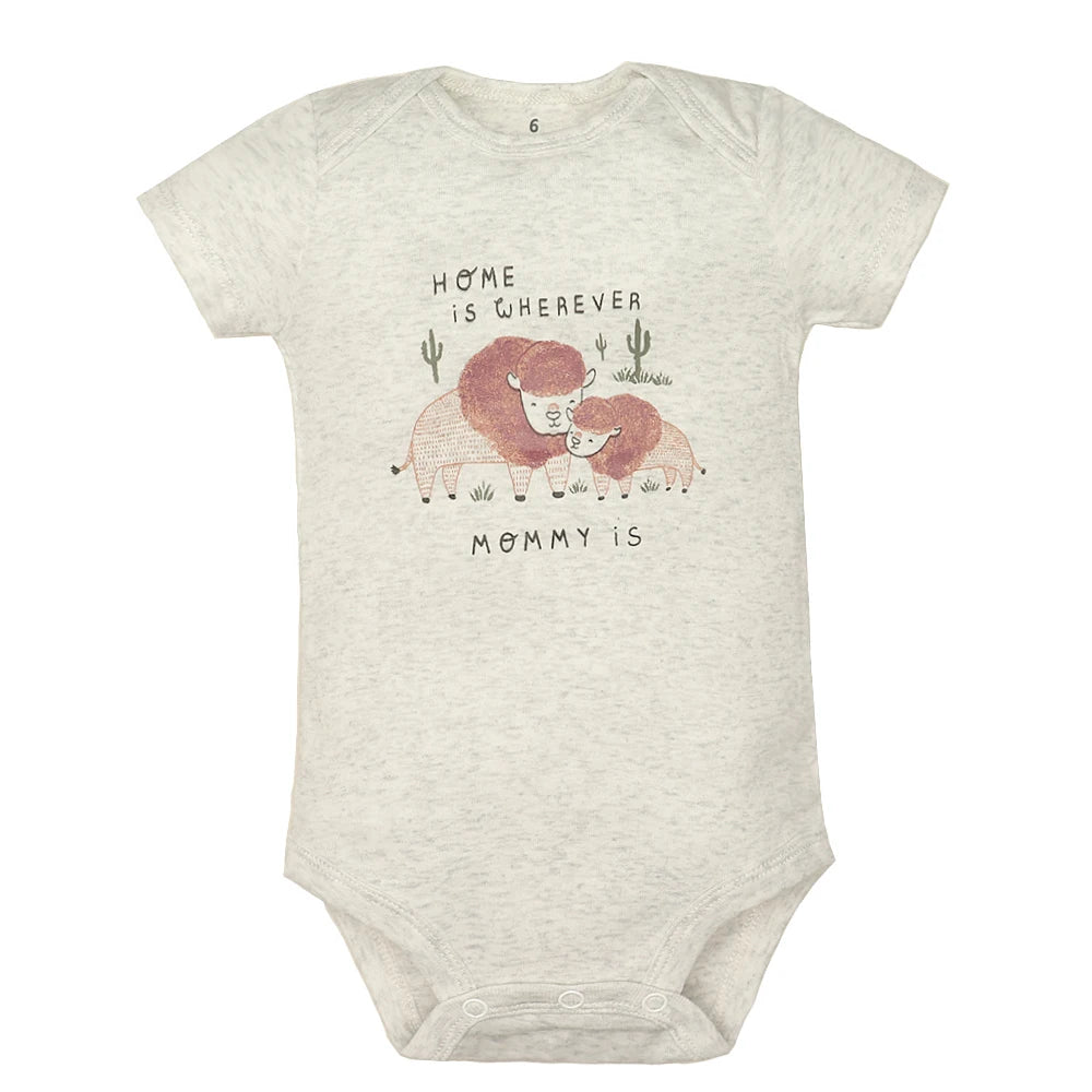 5PCS Baby Cotton Bodysuits