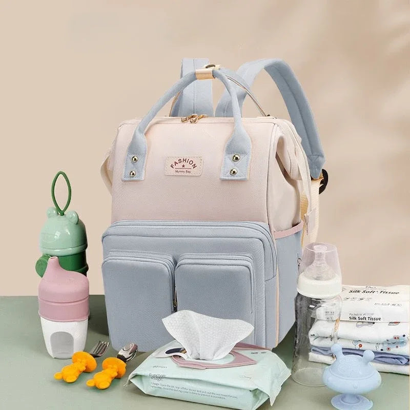 Waterproof Mommy Diaper Backpack – Large Capacity Travel Bag