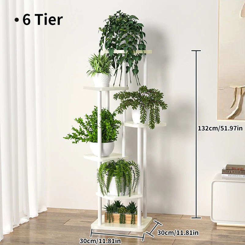 Wooden Plant Stand – 5/6/8 Layer Flower Pot Display Shelf