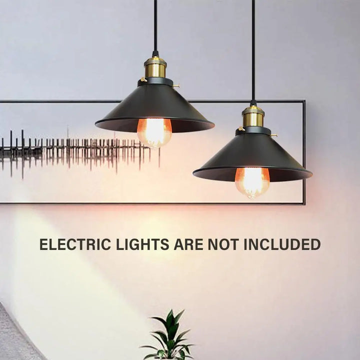 Industrial Vintage Black Chandelier
