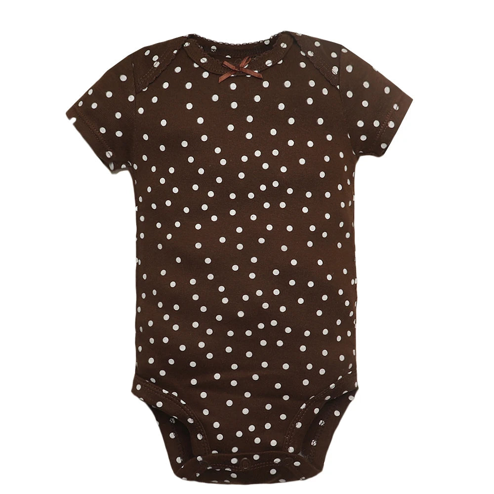 5PCS Baby Cotton Bodysuits